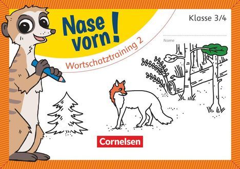 Lisa Wegerle: Nase vorn! Deutsch 3./4. Schuljahr - Übungsheft: Wortschatztraining 2, Buch