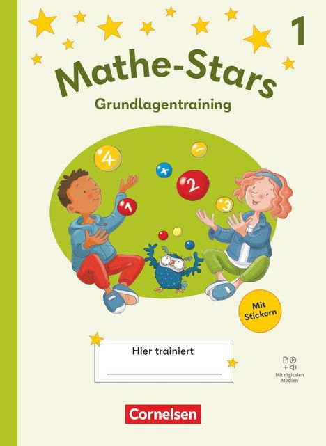 Mathe-Stars 1. Schuljahr - Grundlagentraining - Ausgabe 2025 - Übungsheft, Buch