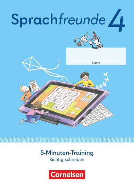 Sprachfreunde 4. Schuljahr. 5-Minuten-Training - Arbeitsheft Richtig schreiben - Östliche Bundesländer und Berlin, Buch