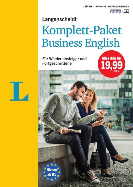 Martin Bradbeer: Langenscheidt Komplett-Paket Business English - Sprachkurs mit 2 Büchern, 3 Audio-CDs und Software-Download, Buch