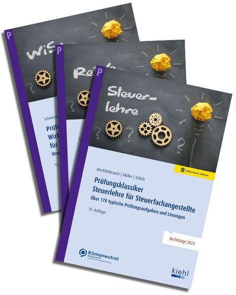 Bücherpaket Prüfungsklassiker für Steuerfachangestellte, 1 Buch und 1 Diverse