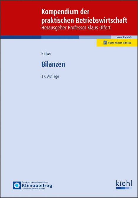 Carola Rinker: Bilanzen, 1 Buch und 1 Diverse