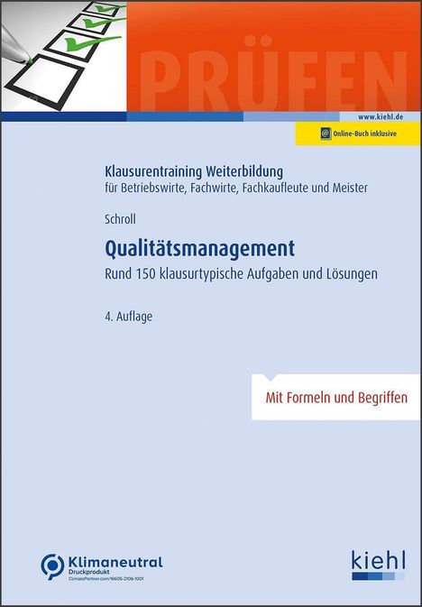 Stefan Schroll: Qualitätsmanagement, 1 Buch und 1 Diverse