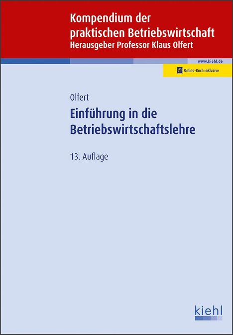 Klaus Olfert: Einführung in die Betriebswirtschaftslehre, 1 Buch und 1 Diverse