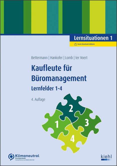 Verena Bettermann: Kaufleute für Büromanagement - Lernsituationen 1, 1 Buch und 1 Diverse