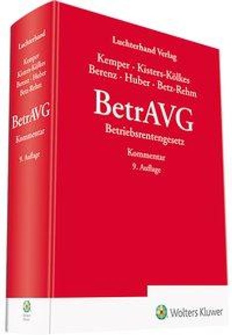 Claus Berenz: Berenz, C: BetrAVG - Kommentar, Buch