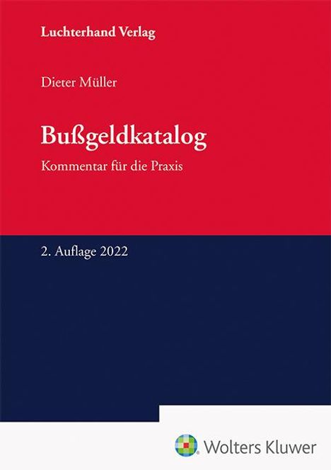 Dieter Müller: Bußgeldkatalog, Buch