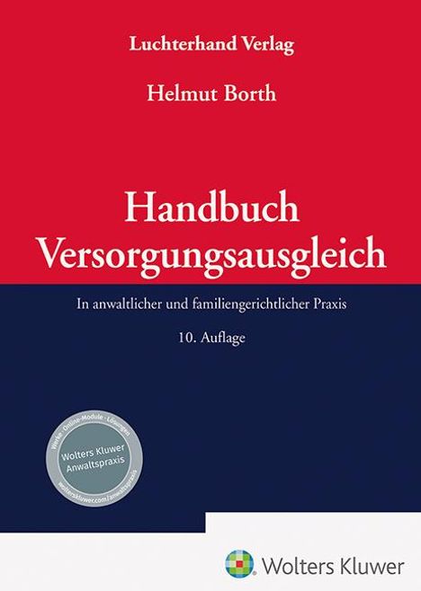 Helmut Borth: Handbuch Versorgungsausgleich, Buch