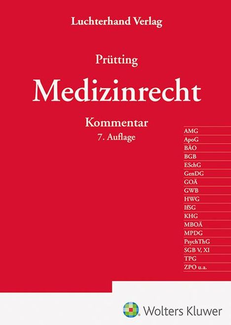 Medizinrecht - Kommentar, Buch