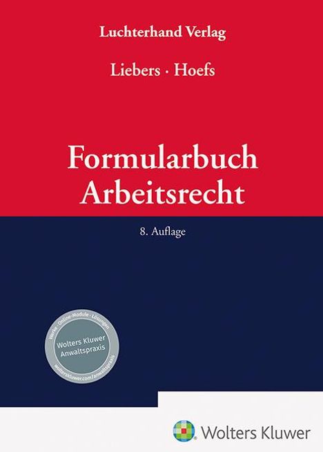 Formularbuch Arbeitsrecht, Buch