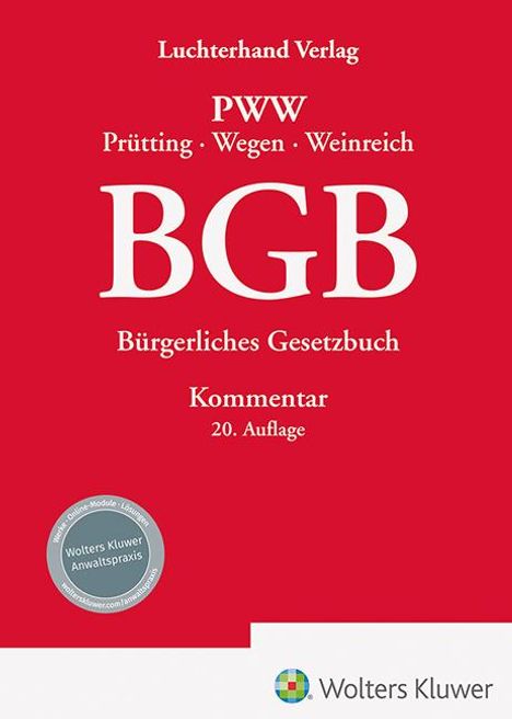 BGB - Kommentar, Buch