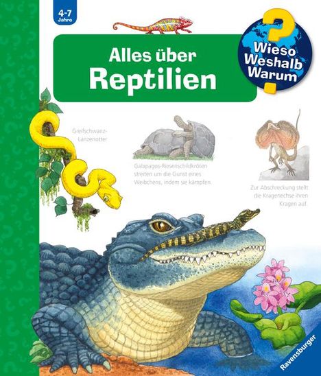 Patricia Mennen: Wieso? Weshalb? Warum?, Band 64: Alles über Reptilien, Buch