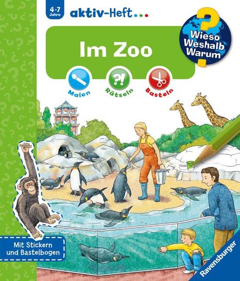 Wieso? Weshalb? Warum? aktiv-Heft: Im Zoo, Buch