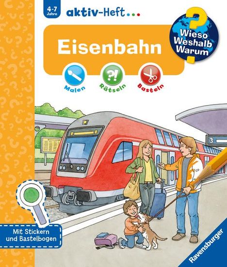 Dominique Conte: Wieso? Weshalb? Warum? aktiv-Heft: Eisenbahn, Buch