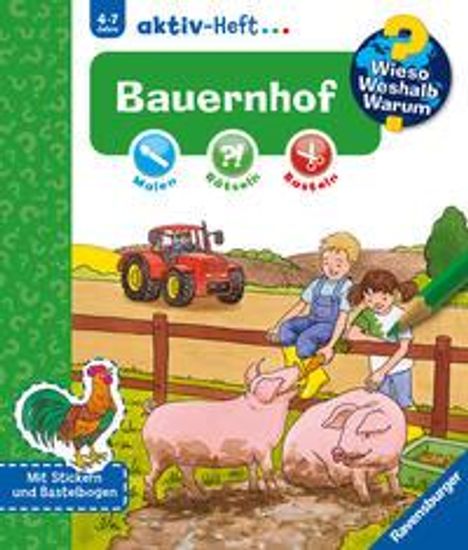 Wieso? Weshalb? Warum? aktiv-Heft: Bauernhof, Buch