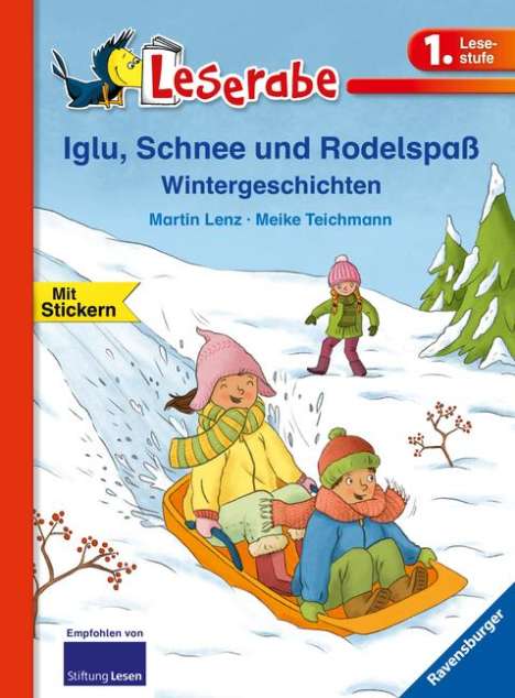 Martin Lenz: Leserabe - 1. Lesestufe: Iglu, Schnee und Rodelspaß. Wintergeschichten, Buch