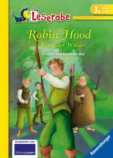Manfred Mai: Robin Hood, König der Wälder - Leserabe 3. Klasse - Erstlesebuch für Kinder ab 8 Jahren, Buch
