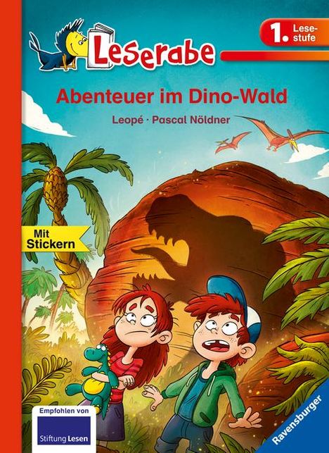 Leopé: Abenteuer im Dino-Wald - Leserabe 1. Klasse - Erstlesebuch für Kinder ab 6 Jahren, Buch