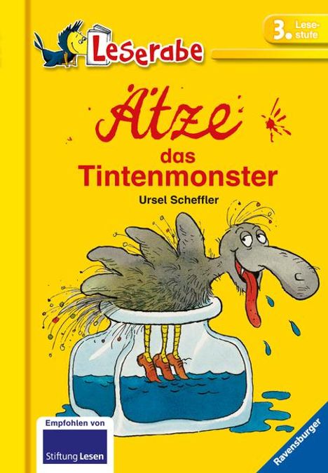 Ursel Scheffler: Ätze. das Tintenmonster - Leserabe 3. Klasse - Erstlesebuch für Kinder ab 8 Jahren, Buch