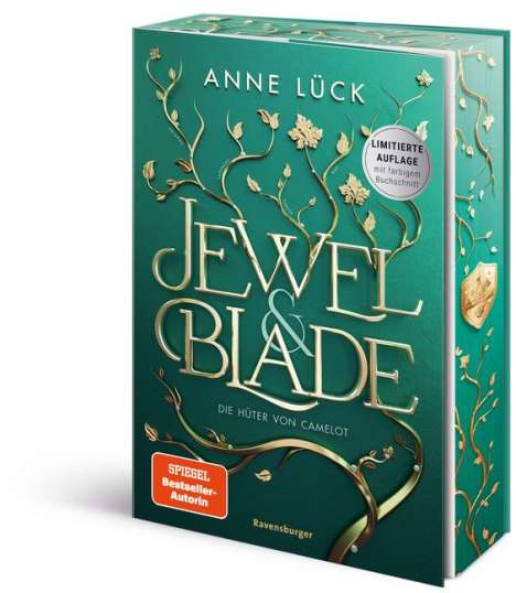Anne Lück: Jewel &amp; Blade, Band 2: Die Hüter von Camelot (Von der SPIEGEL-Bestseller-Autorin von "Silver &amp; Poison" | Limitierte Auflage mit dreiseitigem Farbschnitt), Buch