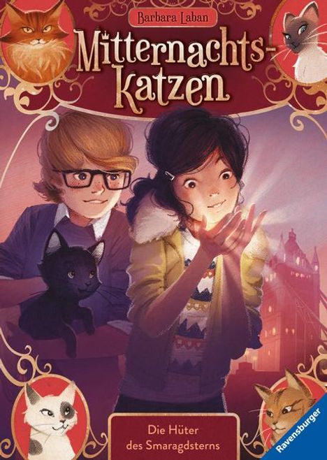 Barbara Laban: Mitternachtskatzen, Band 2: Die Hüter des Smaragdsterns (Katzenflüsterer-Fantasy in London für Kinder ab 9 Jahren), Buch