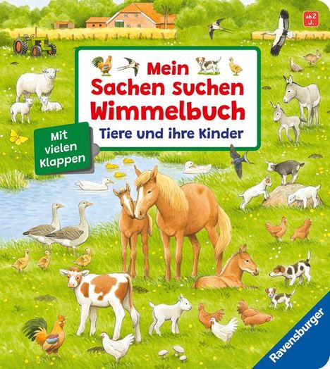 Susanne Gernhäuser: Mein Sachen suchen Wimmelbuch: Tiere und ihre Kinder, Buch