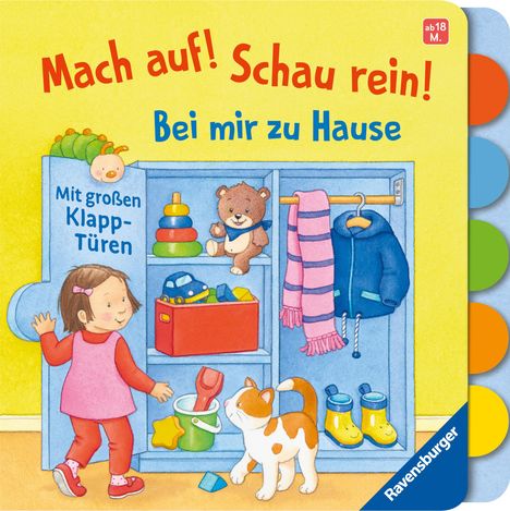 Klara Tünner: Mach auf! Schau rein! Zu Hause, Buch