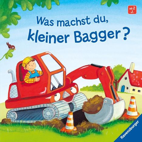 Bernd Penners: Was machst du, kleiner Bagger?, Buch