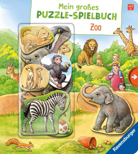 Anne Möller: Mein großes Puzzle-Spielbuch Zoo, Buch