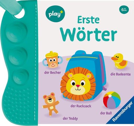 Dynamo Limited: Ravensburger 45631 play+ flip&plop: Erste Wörter (Mein allererstes Beißbuch), Buch