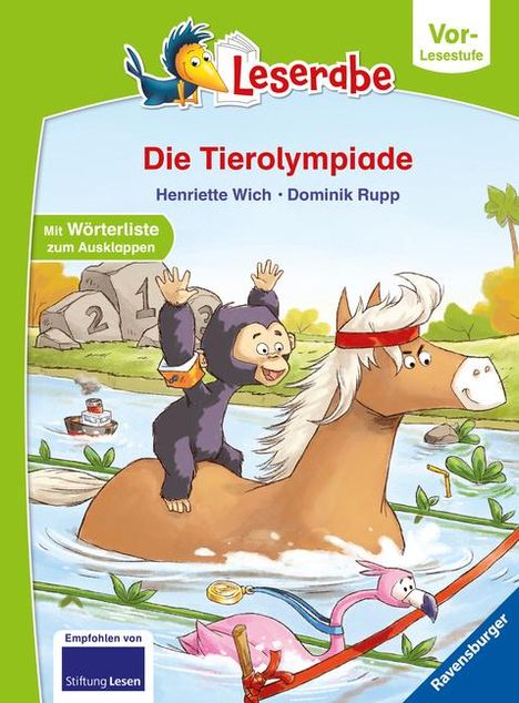 Henriette Wich: Die Tierolympiade - Leserabe ab Vorschule - Erstlesebuch für Kinder ab 5 Jahren, Buch