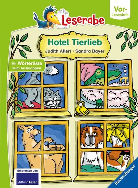 Judith Allert: Hotel Tierlieb - Leserabe ab Vorschule - Erstlesebuch für Kinder ab 5 Jahren, Buch