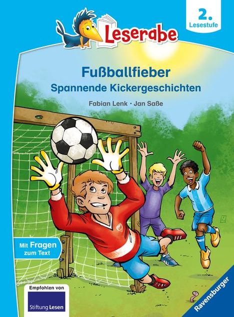 Fabian Lenk: Fußballfieber, Spannende Kickergeschichten - Leserabe ab 2. Klasse - Erstlesebuch für Kinder ab 7 Jahren, Buch