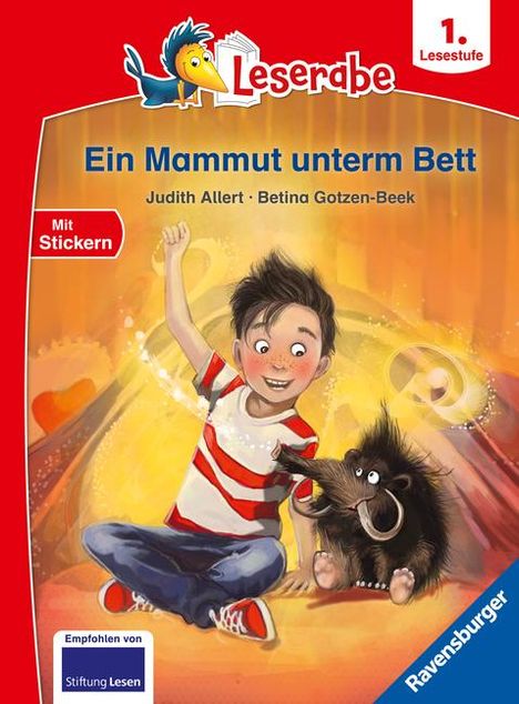 Judith Allert: Leserabe - 1. Lesestufe - Ein Mammut unterm Bett, Buch
