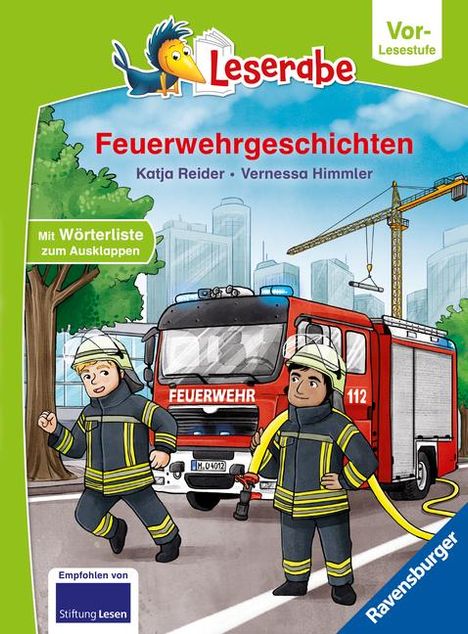 Katja Reider: Feuerwehrgeschichten - Leserabe ab Vorschule - Erstlesebuch für Kinder ab 5 Jahren, Buch