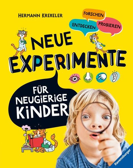 Hermann Krekeler: Neue Experimente für Kinder - Spannende Versuche für Kinder ab 5 Jahren, Buch