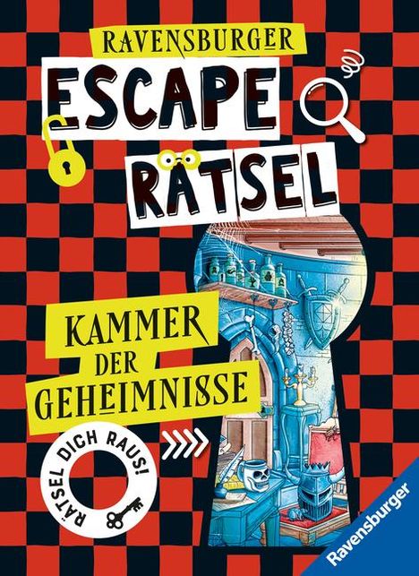 Anne Scheller: Ravensburger Escape Rätsel: Kammer der Geheimnisse - Rätselbuch ab 8 Jahre - Für Escape Room-Fans, Buch