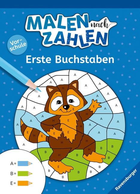 Kirstin Jebautzke: Malen nach Zahlen, Vorschule: Erste Buchstaben, Buch