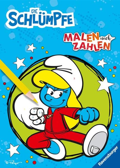 Die Schlümpfe: Malen nach Zahlen ab 5, Buch