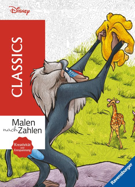 Malen nach Zahlen Disney: Classics - Malbuch für Erwachsene, Buch
