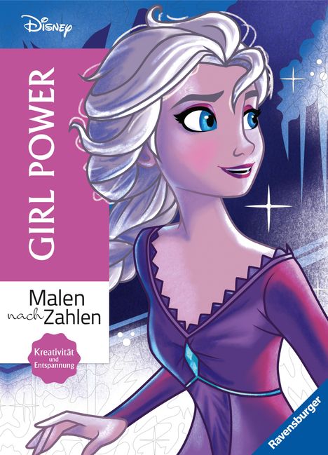 Malen nach Zahlen Disney: Girl Power - Malbuch für Erwachsene, Buch