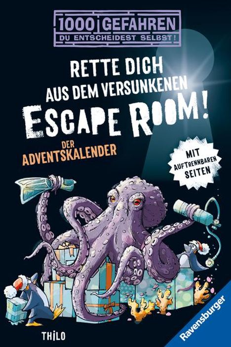 Thilo: 1000 Gefahren: Der Adventskalender - Rette dich aus dem versunkenen Escape Room!, Buch