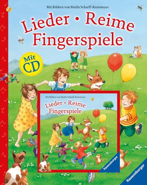 Lieder, Reime, Fingerspiele (mit CD), Buch