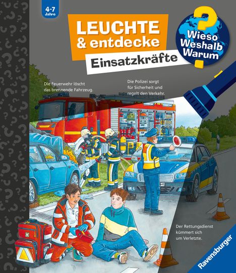 Carola von Kessel: Wieso? Weshalb? Warum? Leuchte und entdecke: Einsatzkräfte (Taschenlampen-Buch mit Folien und Klappen), Buch