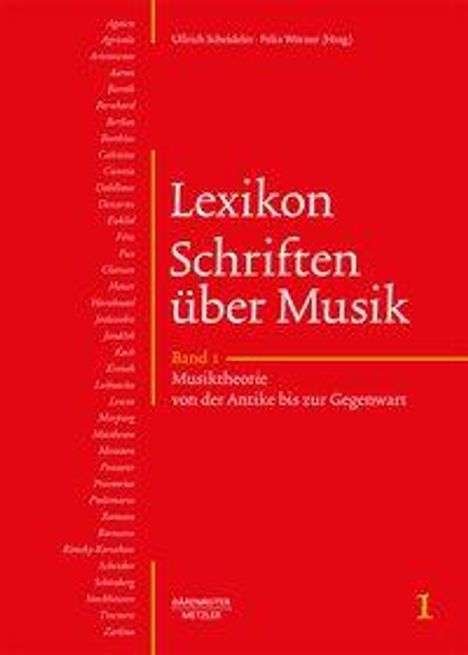 Lexikon Schriften über Musik, Buch