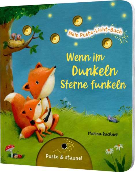 Christina Nömer: Mein Puste-Licht-Buch: Wenn im Dunkeln Sterne funkeln, Buch