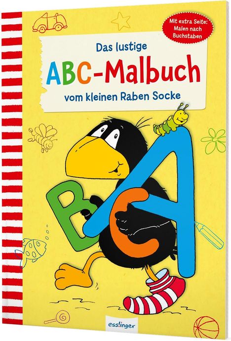 Der kleine Rabe Socke: Das lustige ABC-Malbuch vom kleinen Raben Socke, Buch