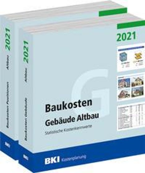 BKI Baukosten Gebäude + Positionen Altbau 2021, Buch