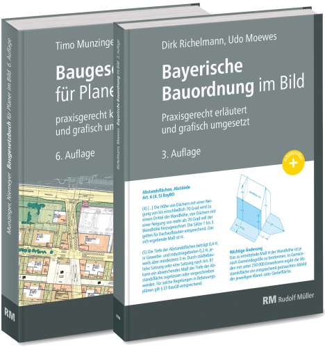 Timo Munzinger: Buchpaket: Baugesetzbuch für Planer im Bild &amp; Bayerische Bauordnung im Bild, Buch