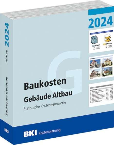 BKI Baukosten Gebäude Altbau 2024, Buch